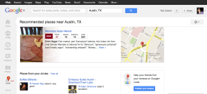 Google+ Local Austin recommendation