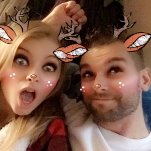 Snapchat holiday filters reindeer